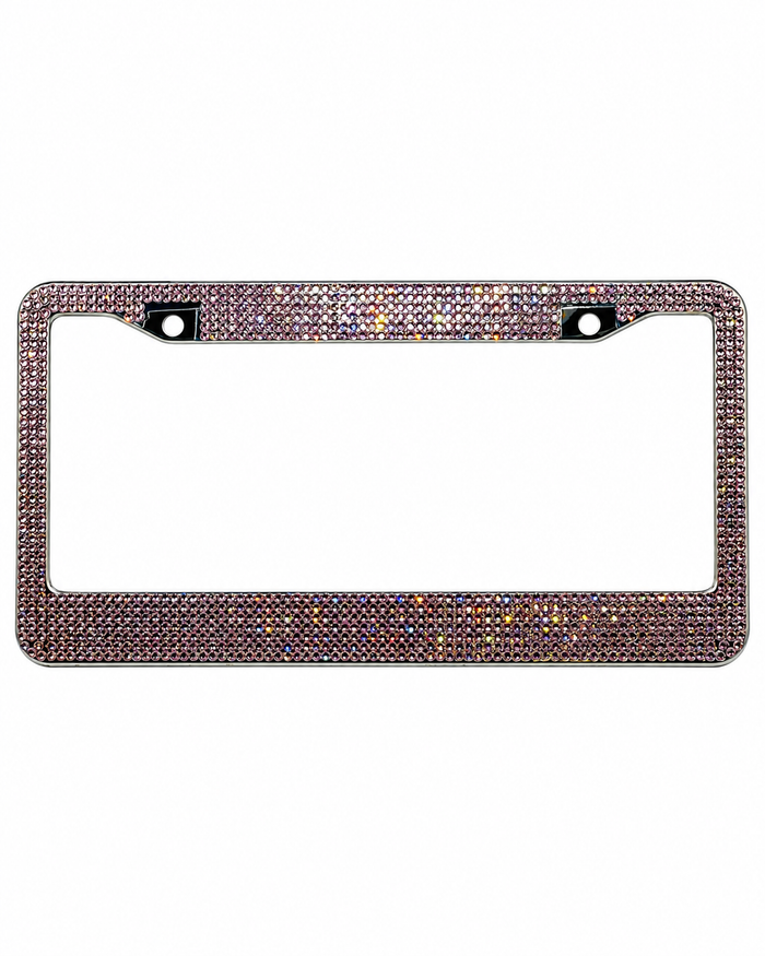 Bling License Plate Frame - Pink