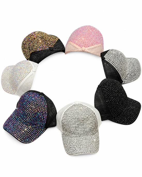 Bling Trucker Hat on a white background