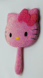 Bling Handheld HK Mirror - Pink AB