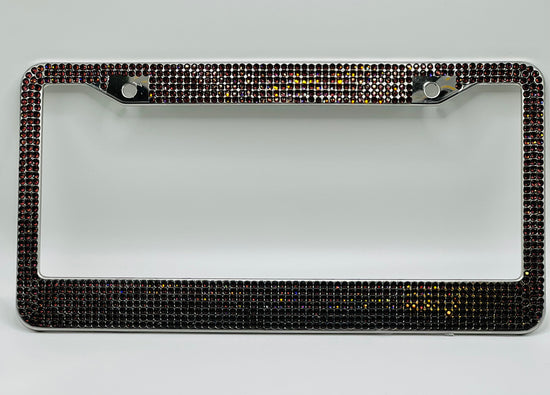 Bling License Plate Frame - Purple