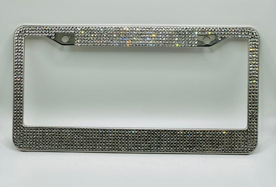 Bling License Plate Frame - Crystal
