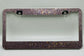 Bling License Plate Frame - Pink