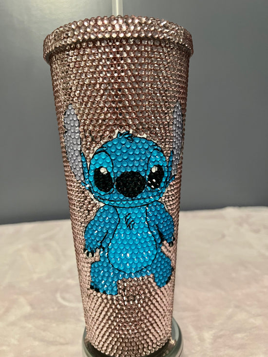 Pink Stitch Tumbler