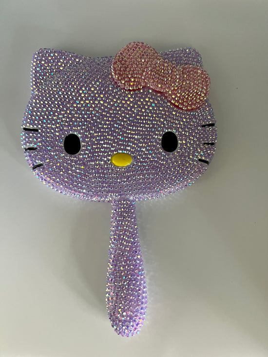 Bling Handheld HK Mirror - Lavender AB