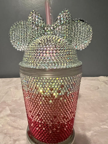 Pink Ombre Minnie Tumbler